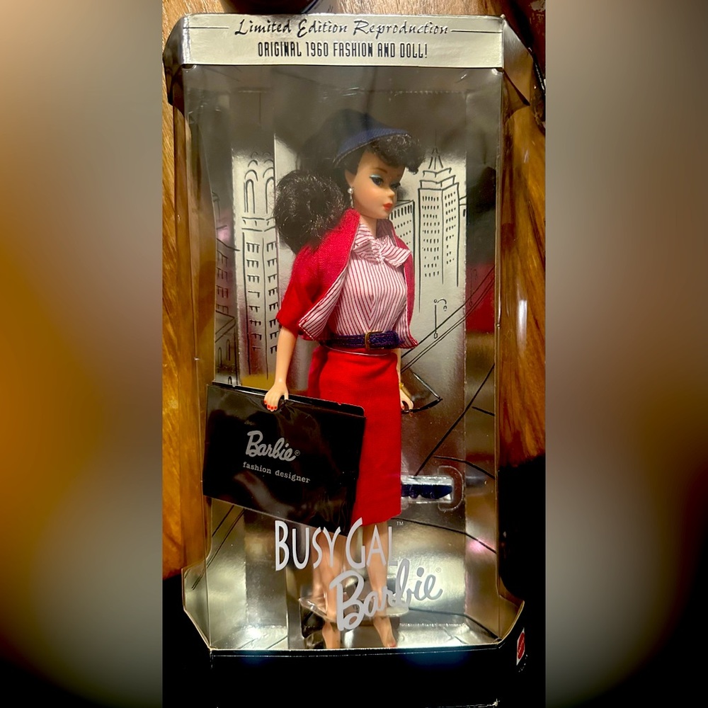 Busy Gal Barbie New In Box